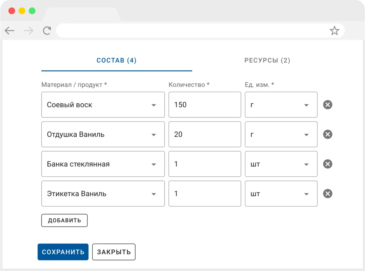 Технологические карты