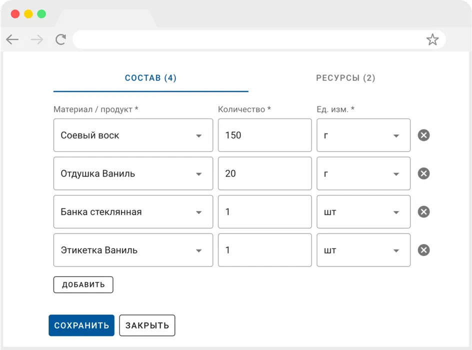 Технологические карты
